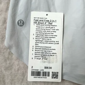 Lululemon Fast and Free Shorts thumbnail 7