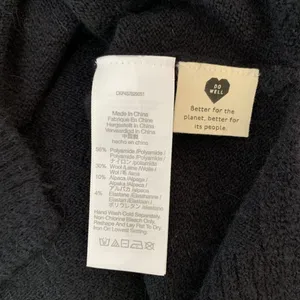 Madewell Black V Neck Long Sleeve‎ Pullover Sweater Small thumbnail 6