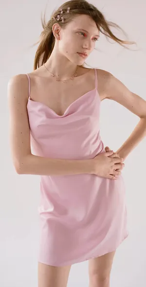Urban Outfitters UO Cowl Neck Slip Dress thumbnail 1