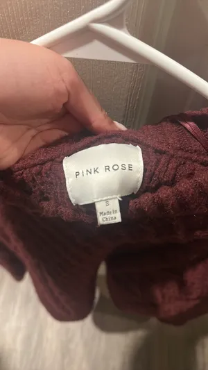 Pink Rose Red Sweater thumbnail 2