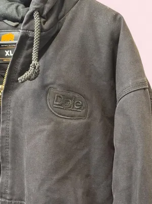 Berne Heritage Duck Utility Hooded Zip Up Jacket XL Black thumbnail 3