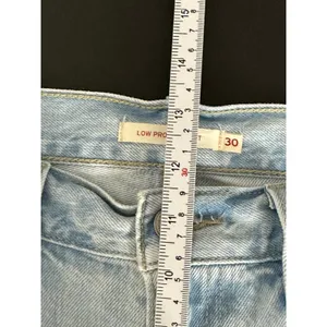 Levis Womens Low Pro Straight Light‎ Wash Denim Jeans Distressed Loose Size 30 thumbnail 9