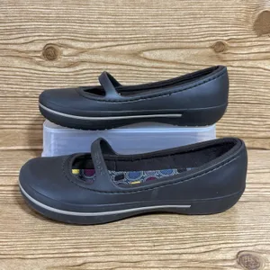 Crocs Shoes Woman 6 Mary‎ Jane Crocband Flats Brown Casual Slip On Comfort 11092 thumbnail 9