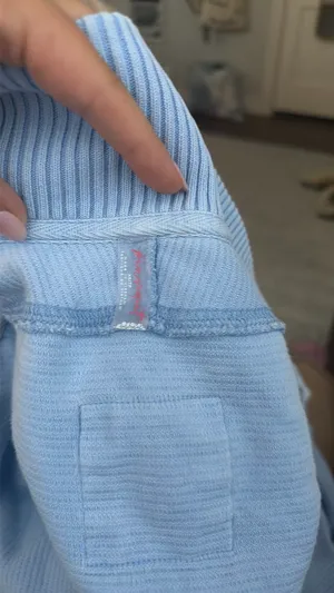 free people blue sweatshirt thumbnail 4