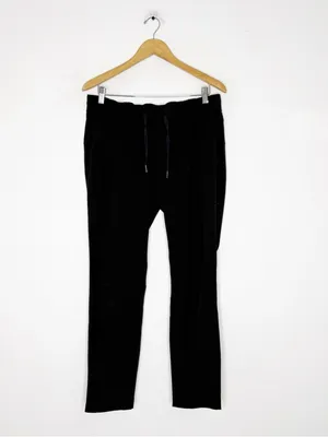 Lululemon On The Fly Pants Black Size 8 Drawstring Pull On Athleisure thumbnail 5