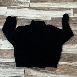 Playboy by PacSun Women's Half Zip Pullover Sweater Black Size S thumbnail 5