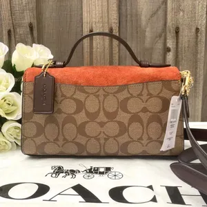 Coach Kleo Top Handle In Signature CanvasC8516 thumbnail 4
