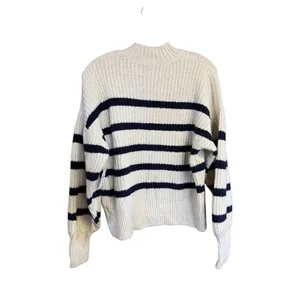 Old Navy Oversized Sweater Sz S Cream/Navy NWT thumbnail 2