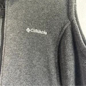 Columbia Benton Springs Vest Women's XL Gray Full Zip Pockets Fleece thumbnail 2