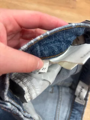 Reformation Jean shorts high rise 27 thumbnail 7