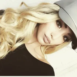 Blonde long human hair extensions Clipin Remy new thumbnail 7
