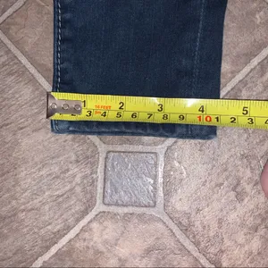 Miss Me Signature Skinny Crop Jeans Dark Wash 24 Angel Wing Cross thumbnail 13
