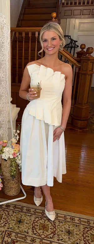 White Midi Dress thumbnail 1