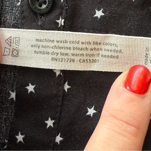 Aeropostale Star High Waisted Button Front‎ Mini Skirt XL Americana Y2K 90s NWT thumbnail 9