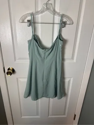 House of CB Christiana Light Jade Mini Dress L thumbnail 4