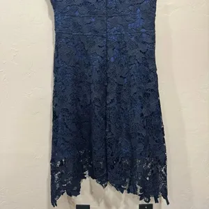 Kimilily Size Large Blue Lace MIDI Dress thumbnail 7