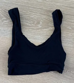 Skims Wide Strap Bralette Size XS Black thumbnail 1