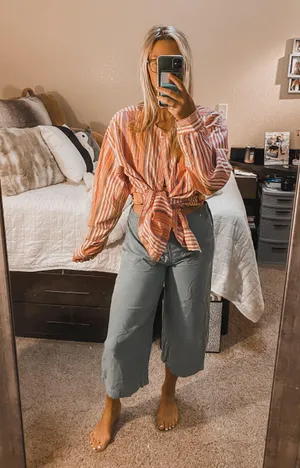 Striped Button Up thumbnail 1