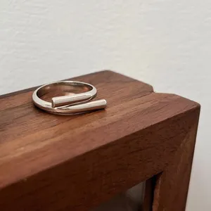 Boutique Unisex Wrap Ring | 925‎ Sterling Silver Adjustable Band thumbnail 8