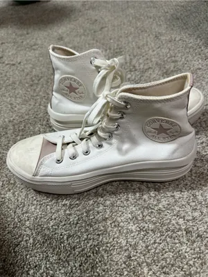 Converse White High-Top Canvas Sneakers thumbnail 2
