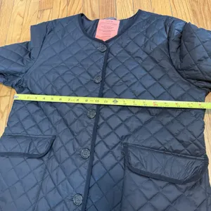 J. Crew Signature Puffer Quilted‎ Lightweight lady jacket in Black Size 14 thumbnail 7