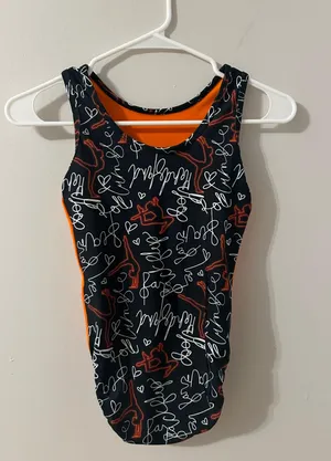 Plum Gymnastics Leotard Orange Size XS thumbnail 2