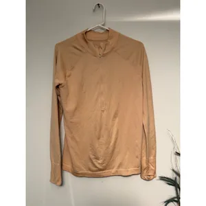 Lululemon For The Chill Of It 1/2 Zip Top Pullover Running Shirt Womens‎ 12 thumbnail 2