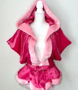 Victoria’s Secret Santa Cape Costume Set thumbnail 1