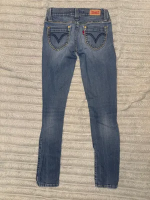 Levi’s 524 Too Superlow Low Rise Jeans Size 0 thumbnail 2