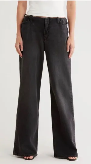 Good American‎ Wide Leg Pull-On Jeans thumbnail 1