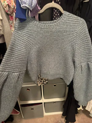 Zara blue sweater  thumbnail 1