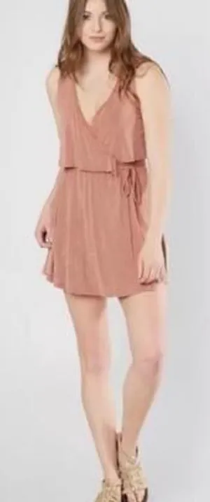 NEW Buckle Mustard Seed Wrap Dress Women’s Small thumbnail 1