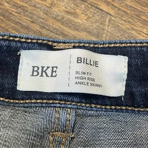 BKE Buckle Billie Slim Fit High Rise Ankle Skinny Jeans Womens 25x27 Distressed thumbnail 4