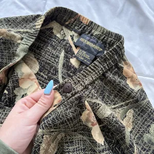 Requirements Vintage 90s Y2K Maxi Skirt Womens Large Green Floral Feminine Boho Hippie‎ Fairy thumbnail 7