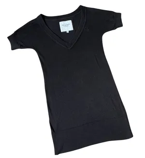 Y2K Abercrombie & Fitch Preppy V-Neck Knit Sweater‎ Dress Womens S Elena thumbnail 1