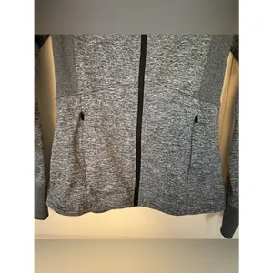 Champion Grey Zip up with Thumb Holes Women's Sz XS thumbnail 5