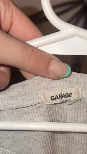 Small Garage Top Long Sleeve Crop thumbnail 3