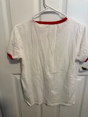 Levi’s White Red Ringer Logo Graphic Tee Size Small thumbnail 3