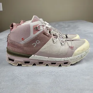 ON Cloud Cloudtrax Hiking Boots Shoes Rose Ivory Women’s Size 9.5 thumbnail 5