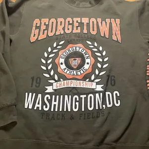 Georgetown crewneck pullover small Green thumbnail 4
