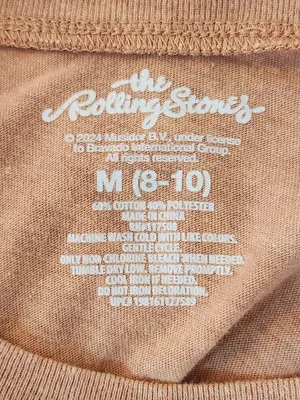 The Rolling Stones Tan Mineral Wash Graphic Tee Size Medium thumbnail 6