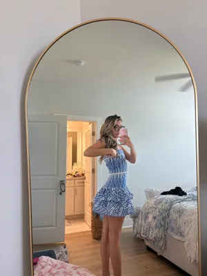 Blue and white dress thumbnail 2