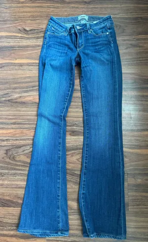 Paige blue bootcut jeans thumbnail 1