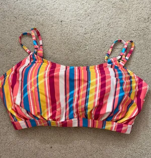Striped Bathing Suit Top thumbnail 1