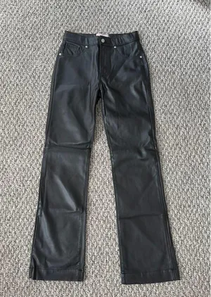 revice Denim leather black pants thumbnail 1