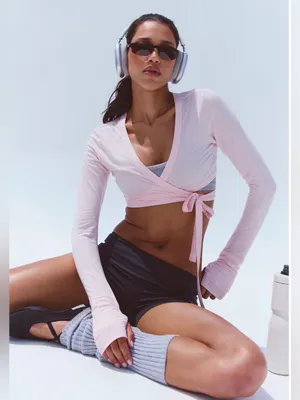 Free people movement aura blush pink large nwt $78 thumbnail 1