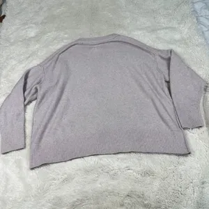 Aerie Lavender Knit Sweater | Cozy Crewneck | Size L thumbnail 2