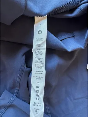 Lululemon Wunder Train High Rise 23” Mineral Blue Size 6 NWT thumbnail 6