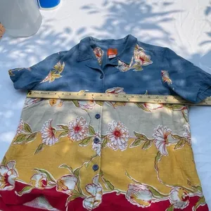 Hearts of Palm size 10 linen blend top and wide leg capris. thumbnail 5
