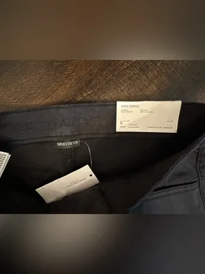NWT American Eagle Super Stretch Black Jeggings-Size 8 (30x28) thumbnail 11